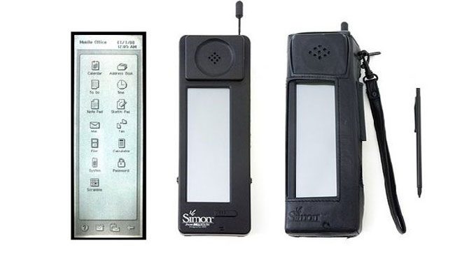 1993 Yılında Üretilen İlk Dokunmatik Ekran Cep Telefonu İBM Simon