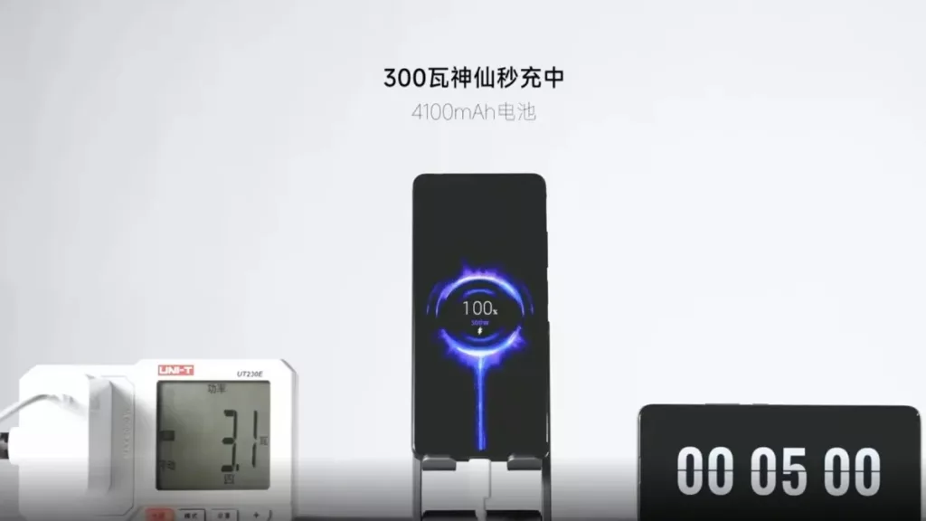 Xiaomi 300 Wattlık Hızlı Şarj Cihazını Tanıtımını Yaptı