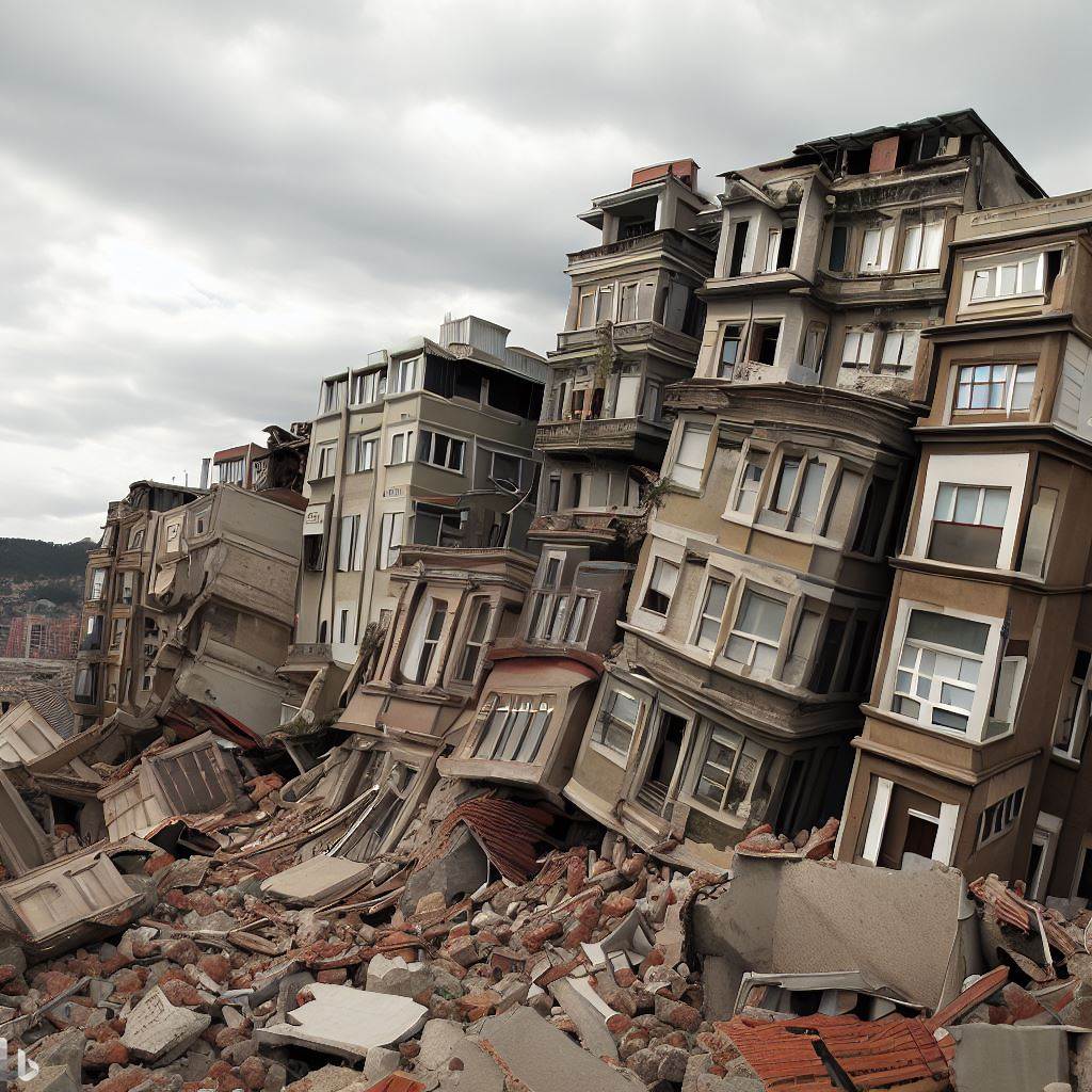 İstanbul Depremi binalar