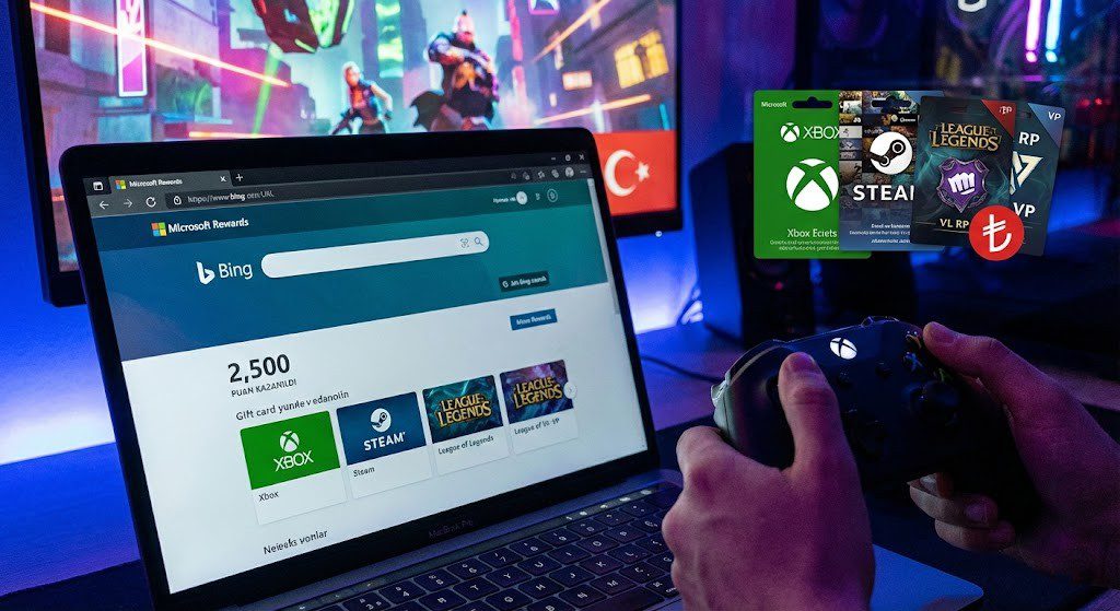 Sadece Arama Yaparak Oyun Parası Kazanın: Microsoft Rewards Nedir, Türkiye’de Nasıl Kullanılır?