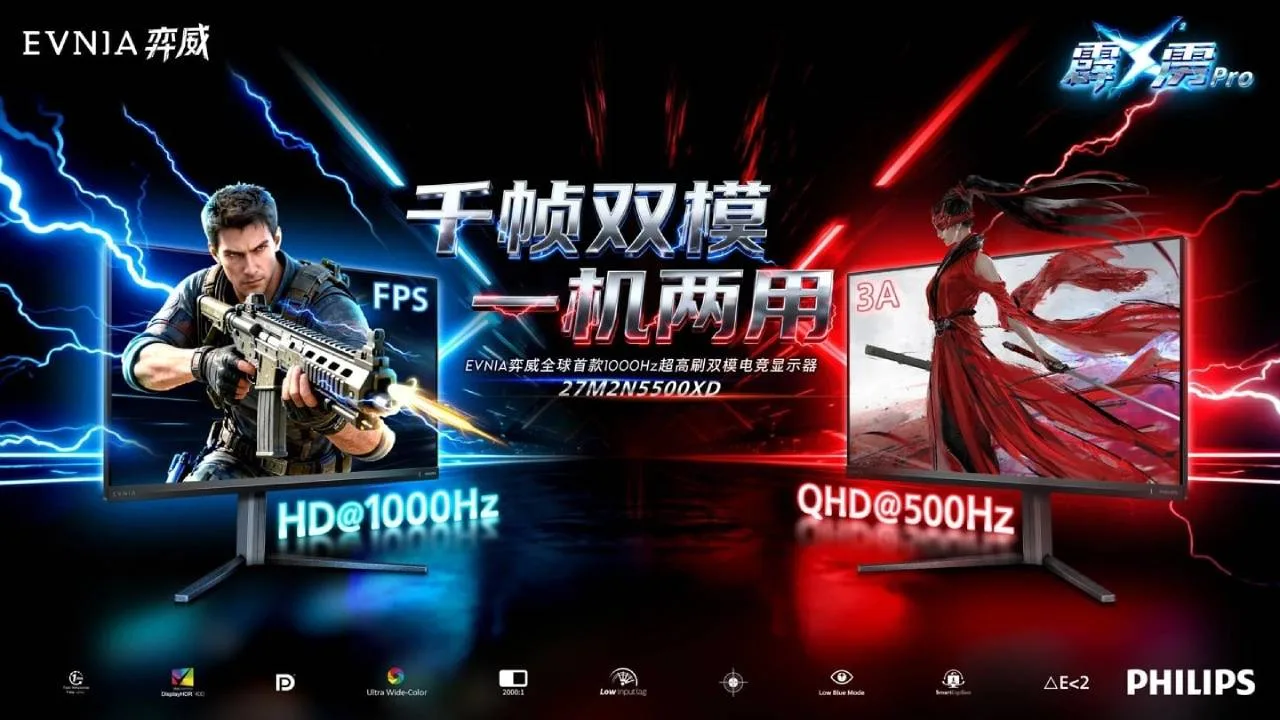 Görsel Devrim Oyuncuların Gözünden: Philips Evnia 27M2N5500XD ile 1000 Hz Çağı Başlıyor