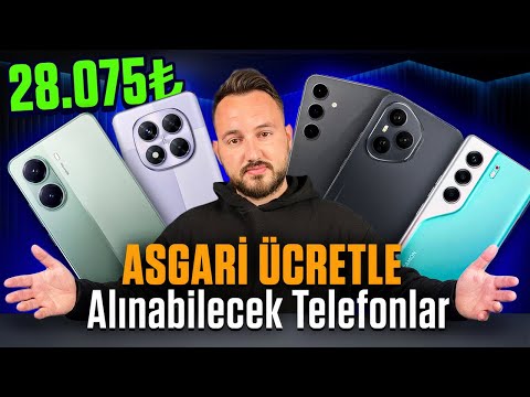 Yeni Asgari Ücret ile Alınabilecek 5 telefon! ( 28.075 TL! )