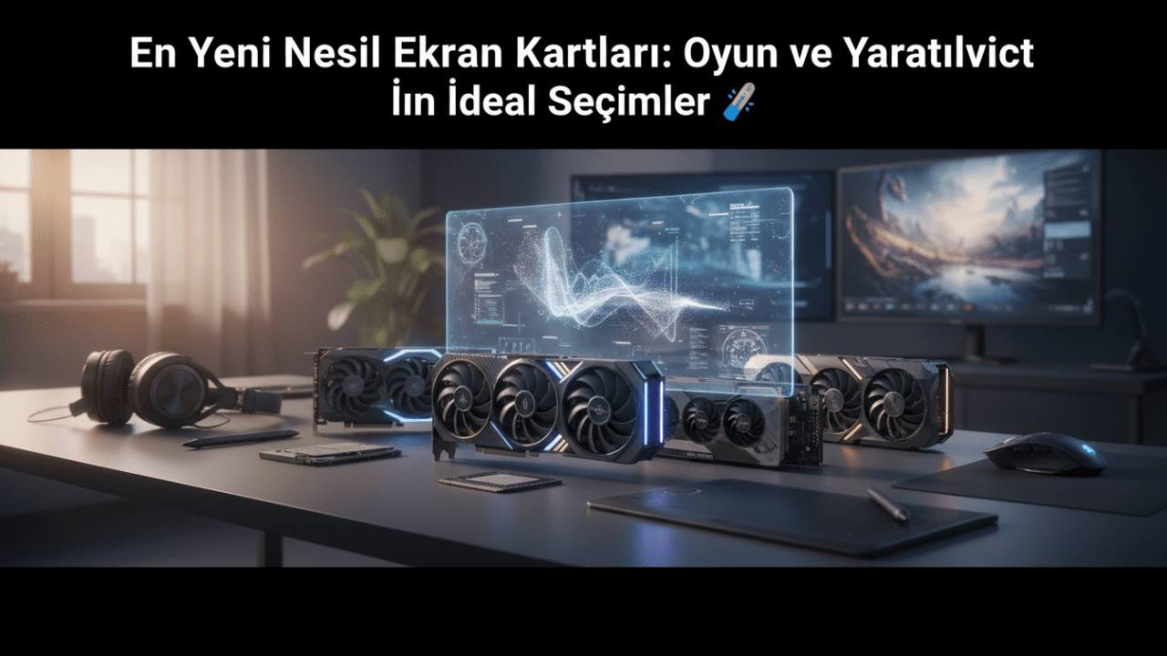 En Yeni Nesil Ekran Kartları: Oyun ve Yaratıcılık İçin İdeal Seçimler 🚀