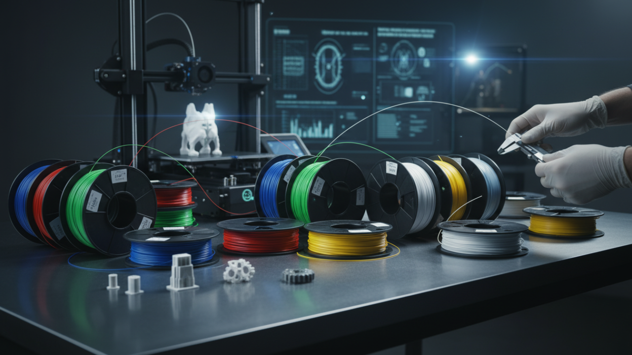 2025’in En İyileri: 3D Yazıcı Filamentleri Rehberi 🚀