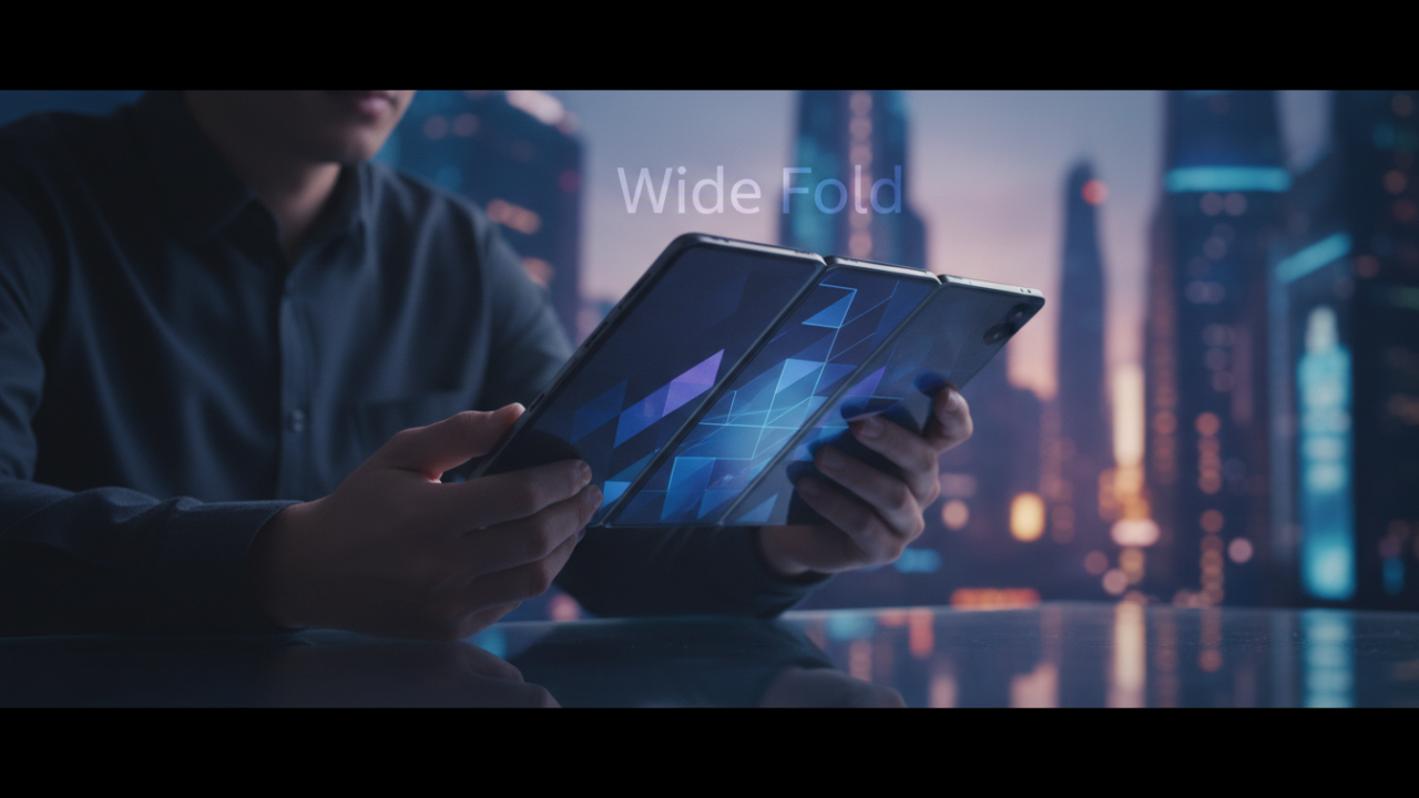 Samsung’un Yeni Katlanabilir Telefonu: “Wide Fold” Teknolojisiyle Tablet Deneyimi Sunabilir! 📱