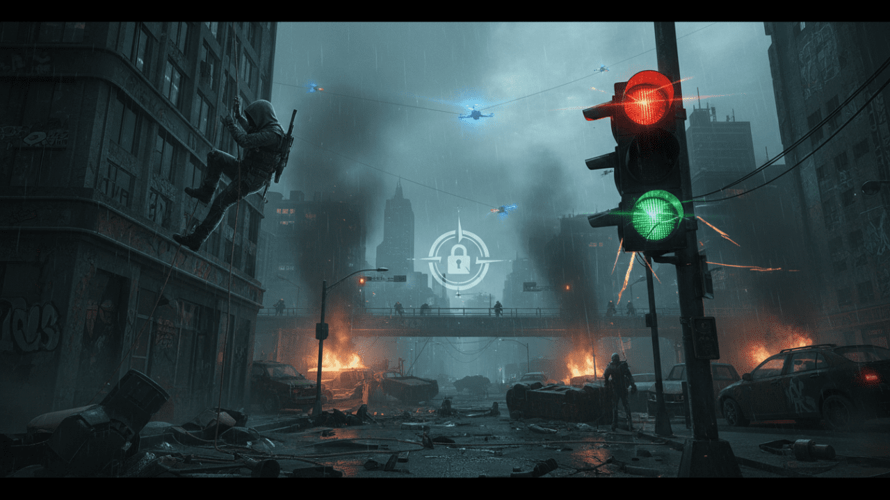 “Şehir Kaosunda Hayatta Kal: Yeni Açık Dünya Oyunu ‘Kontrol Noktası’ Geliyor! 🚦”