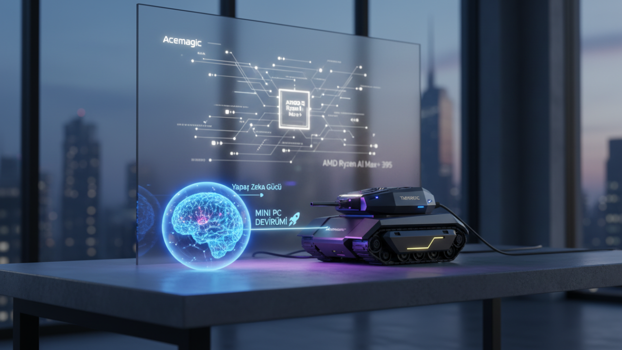 Acemagic Tank M1A Pro+: Yapay Zeka Gücüyle Dolu Bir Mini PC Devrimi 🚀