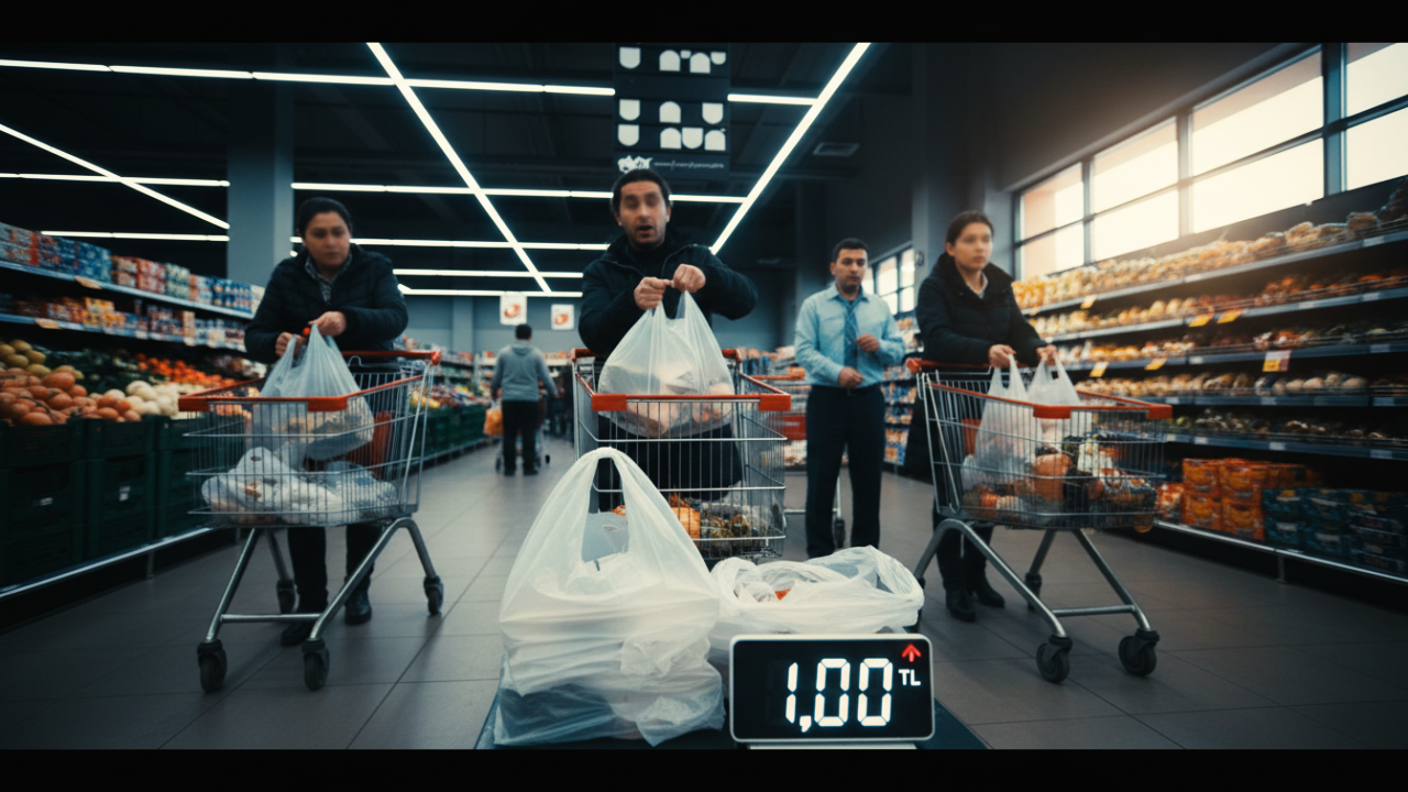 Market Poşetlerine Dev Zam Kapıda: 1 Ocak 2026’dan İtibaren Fiyat İki Katına Çıkıyor! 🛍️
