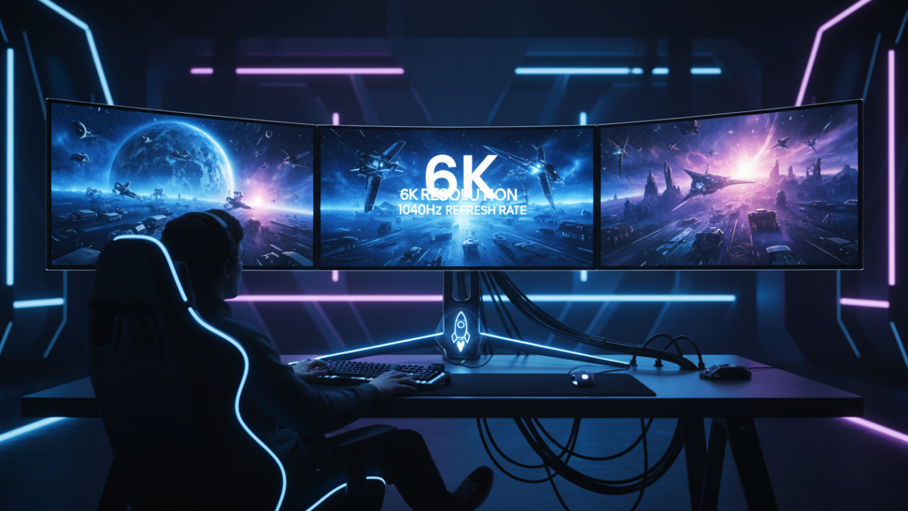 Samsung’dan Oyun Deneyimini Yeniden Tanımlayan Devrim Niteliğinde Monitörler: 6K Çözünürlük ve 1040Hz Tazeleme Hızı ile Tanışın! 🚀