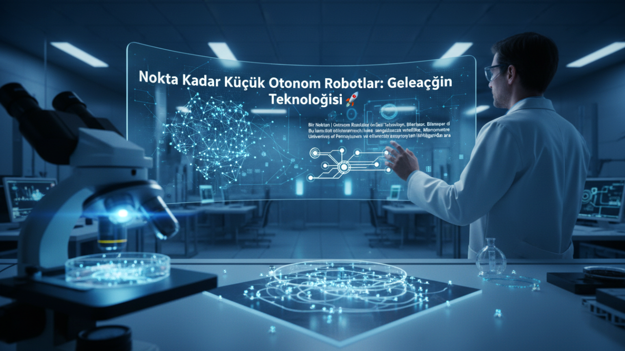 Nokta Kadar Küçük Otonom Robotlar: Geleceğin Teknolojisi 🚀