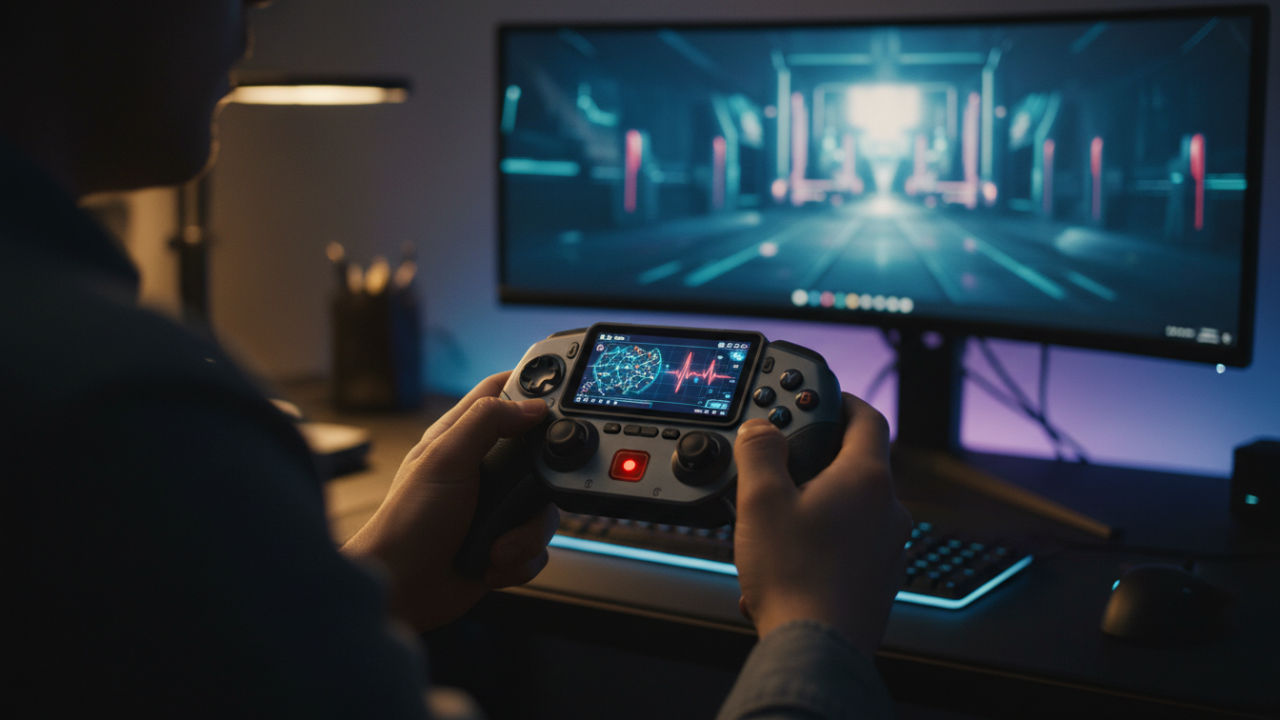 Oyun Dünyasında Devrim: Ekranlı ve Kalp Atış Hızını Ölçen Anbernic RG G01 Gamepad