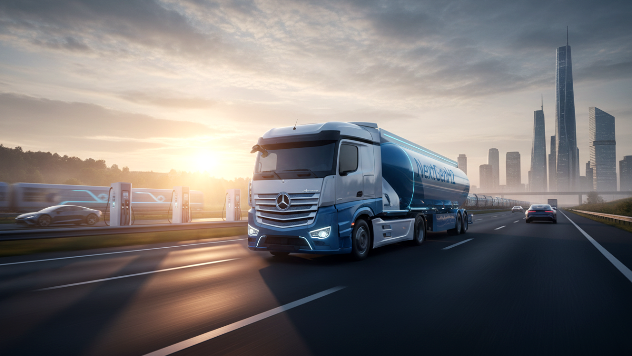 Mercedes’in Hidrojenli Kamyonuyla Sektöre Yeni Bir Soluk: NextGenH2 Yolda