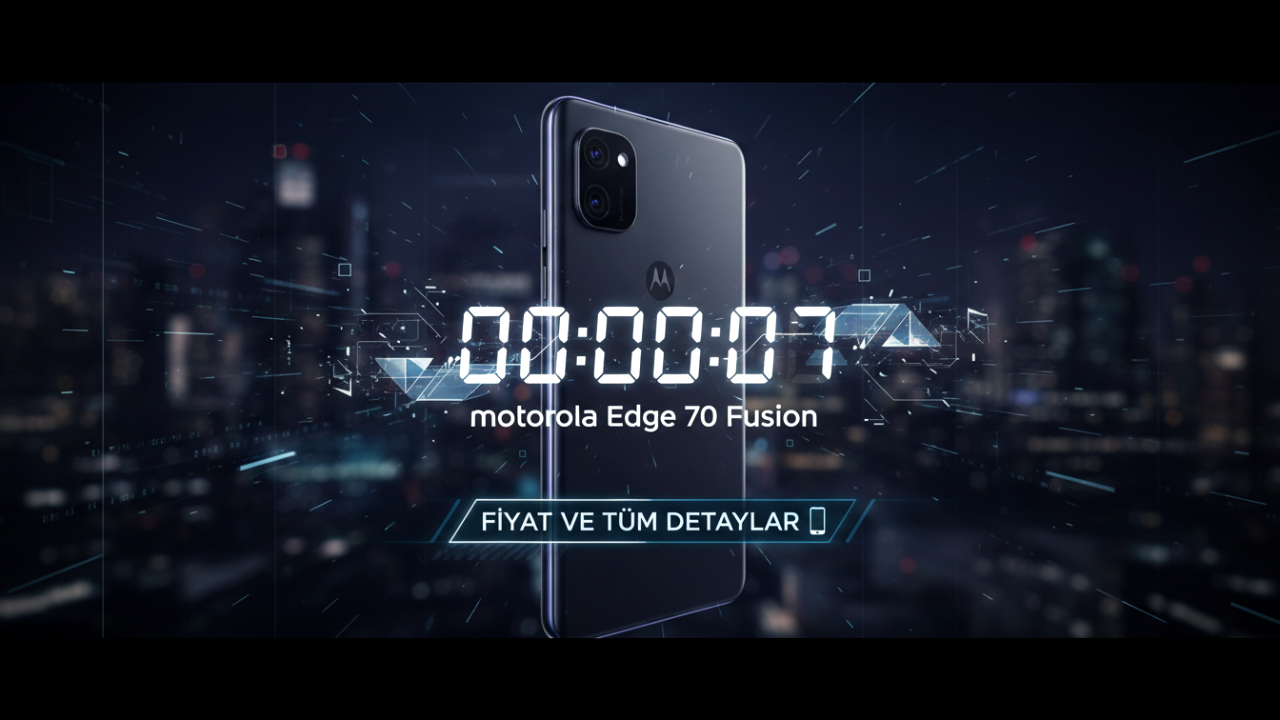 Motorola Edge 70 Fusion Geri Sayıma Geçti: İşte Fiyatı ve Tüm Detaylar 📱