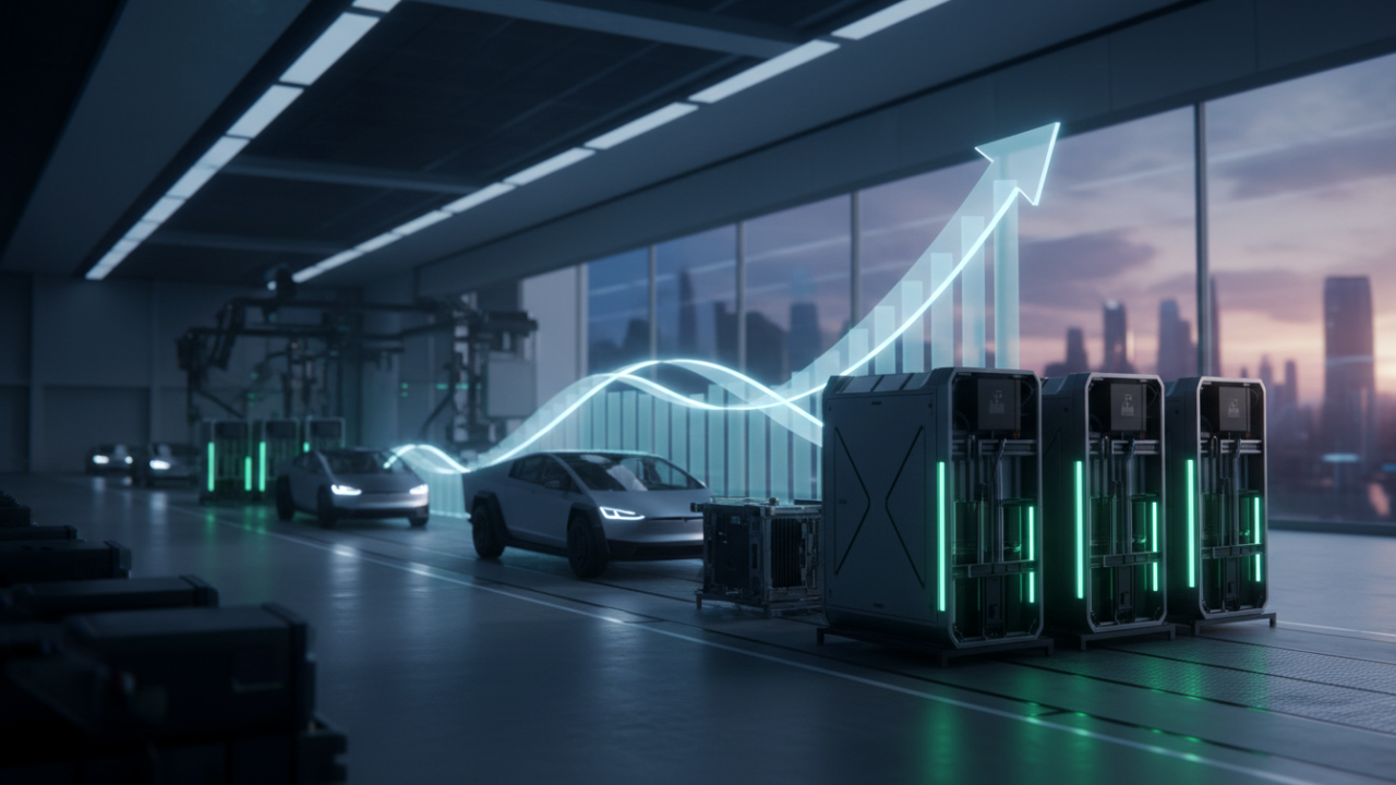 Tesla’da Yeni Dönem: Enerji Depolama, Elektrikli Araçları Geride Bırakıyor