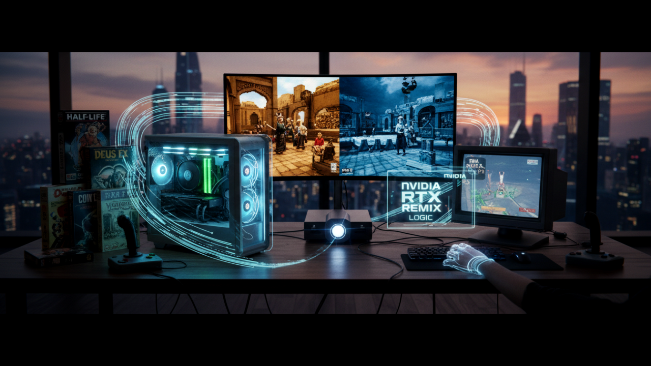 Nvidia RTX Remix ile Eski Oyunlara Yeni Bir Nefes: Modlama Devrimi Başlıyor