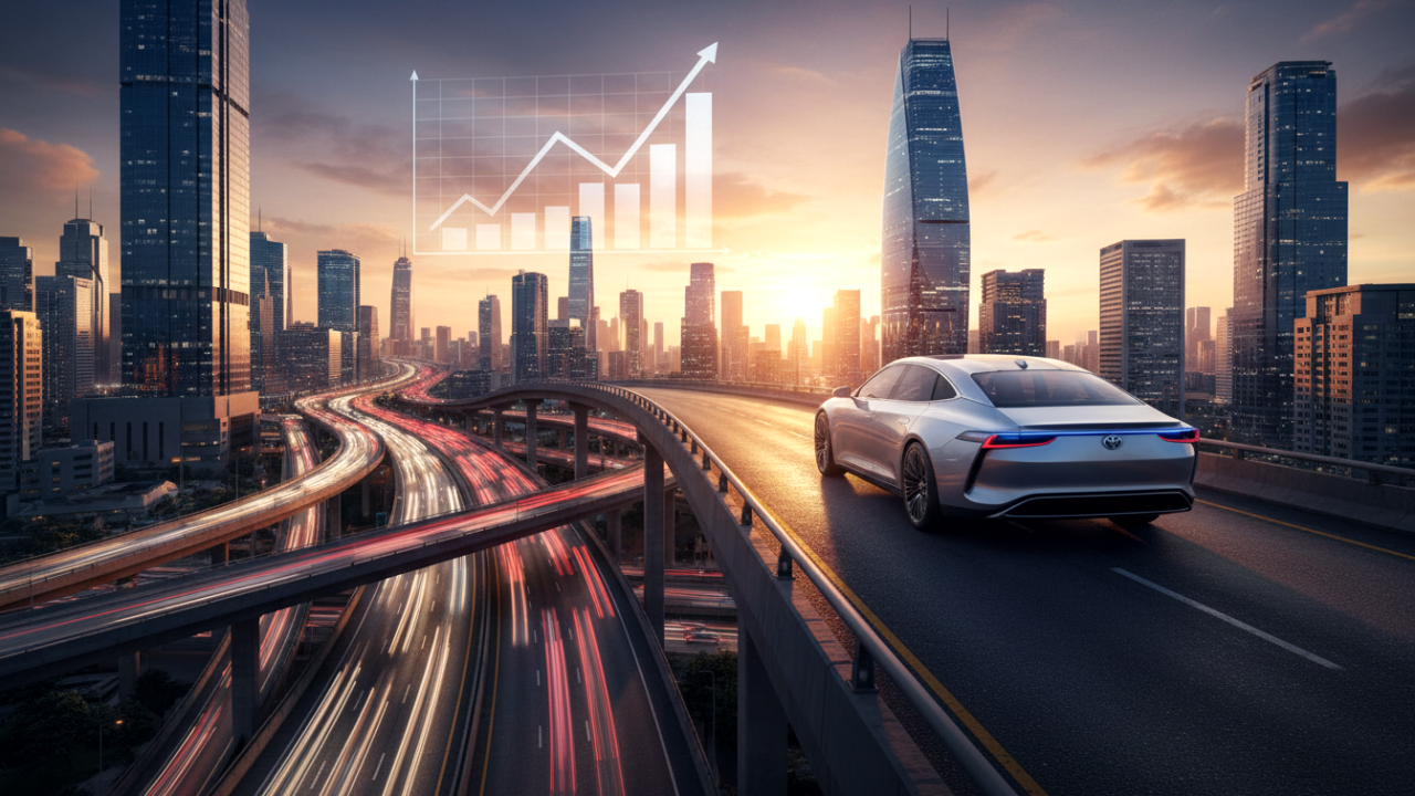 Toyota 2025’te Otomotiv Pazarının Zirvesindeki Yerini Sağlamlaştırdı 🚗