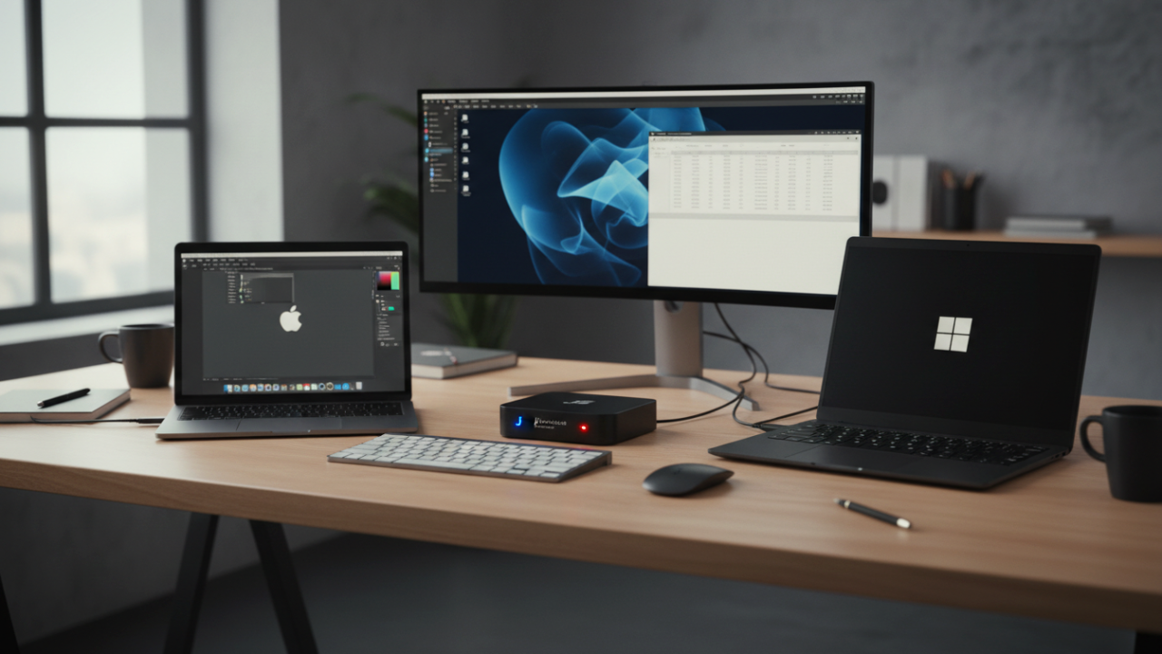j5 Create Wormhole KM Switch ile Mac ve Windows Arasında Sorunsuz Geçiş Yapın