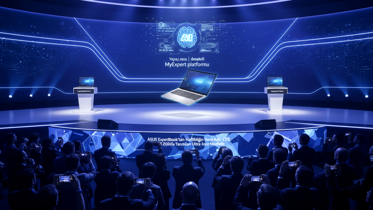 ASUS ExpertBook’tan Hafifliğin Yeni Adı: CES 2026’da Tanıtılan Ultra İnce Modeller