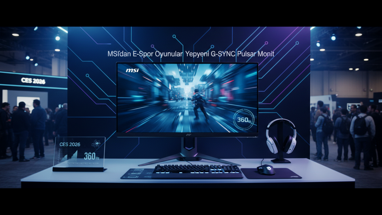 MSI’dan E-Spor Oyuncularına Özel Yepyeni G-SYNC Pulsar Monitör!