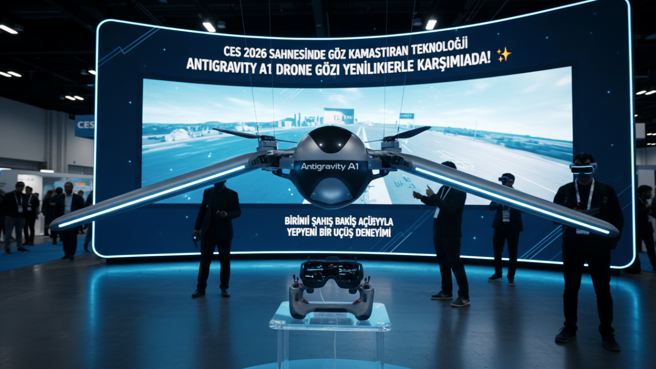 CES 2026 Sahnesinde Göz Kamaştıran Teknoloji: Antigravity A1 Drone Göz Alıcı Yeniliklerle Karşımızda! 🤩