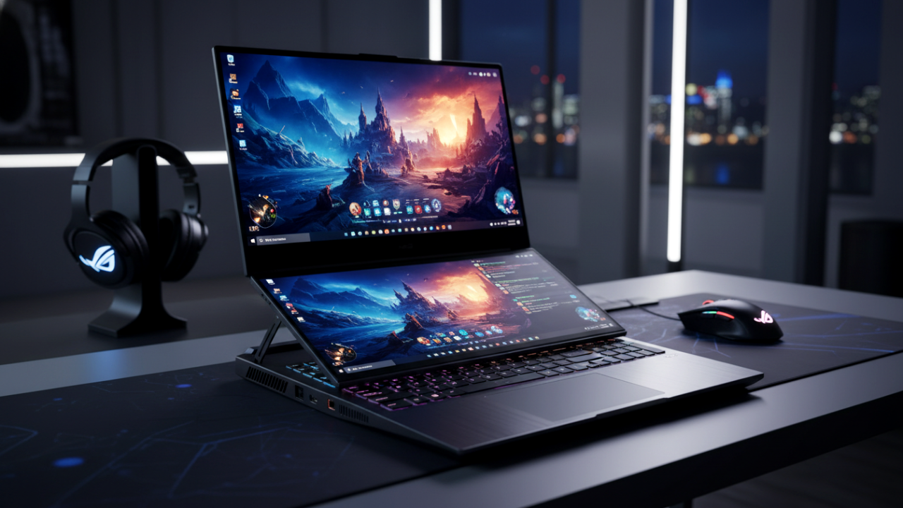 ASUS Zephyrus Duo Yeniden Tanımlanıyor: Dünyanın İlk 16 İnç Çift 3K OLED Oyuncu Dizüstüsü