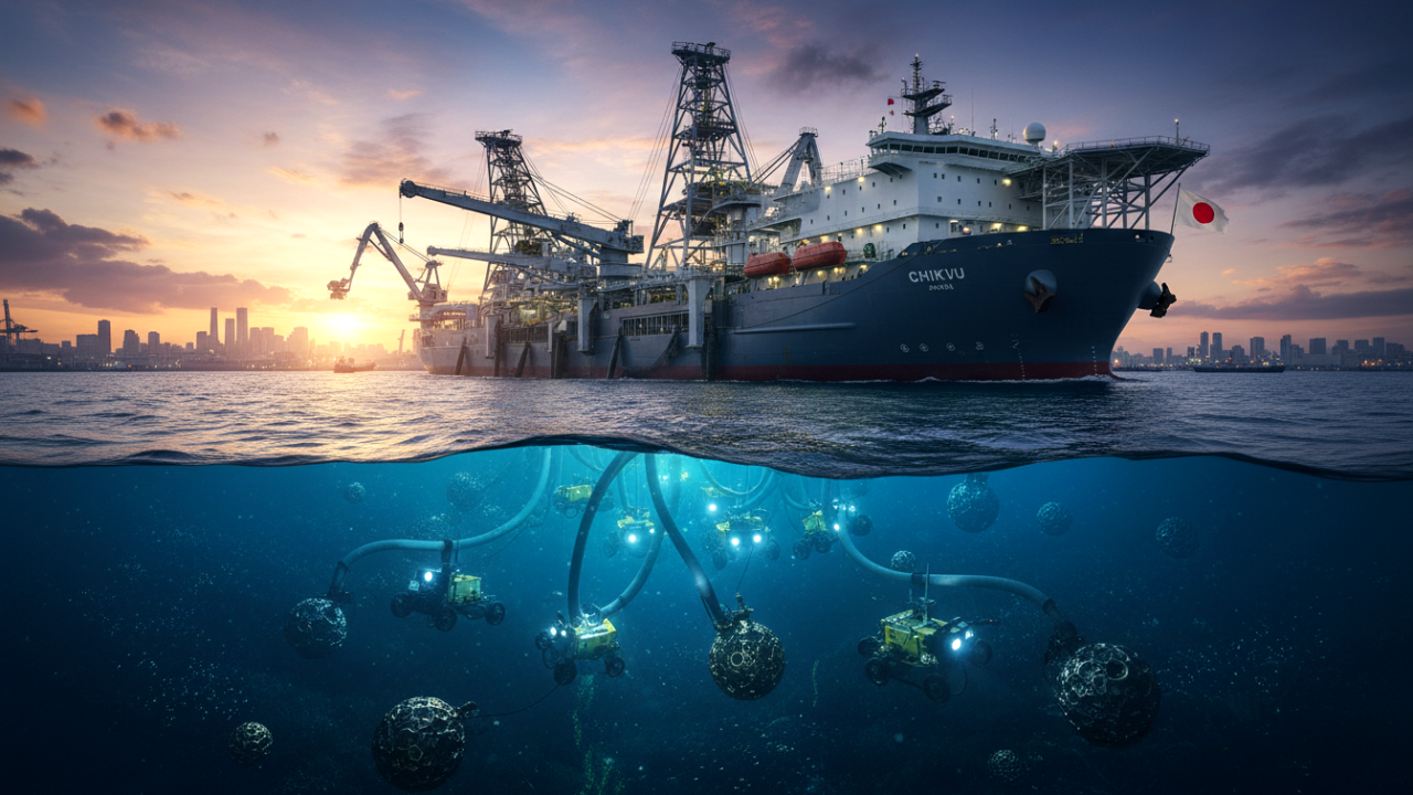 Japonya’dan Derin Deniz Madenciliği Atılımı: Nadir Toprak Elementlerinde Yeni Umutlar 🌊