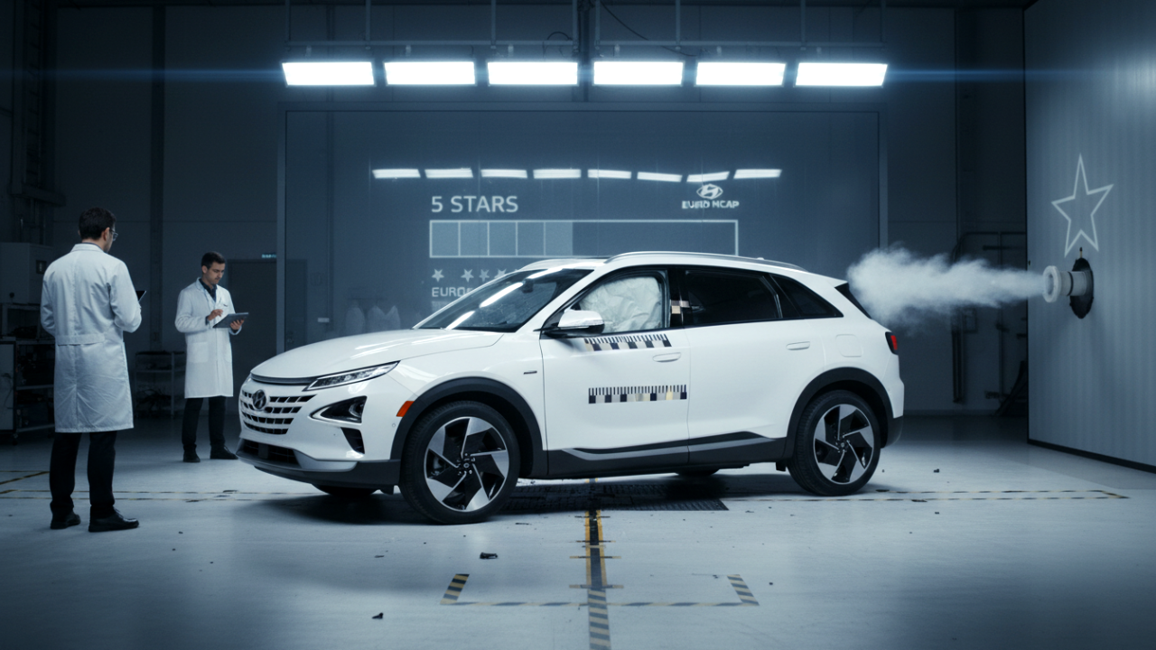 Hyundai NEXO’dan Büyük Başarı: Euro NCAP’ten 5 Yıldız Aldı