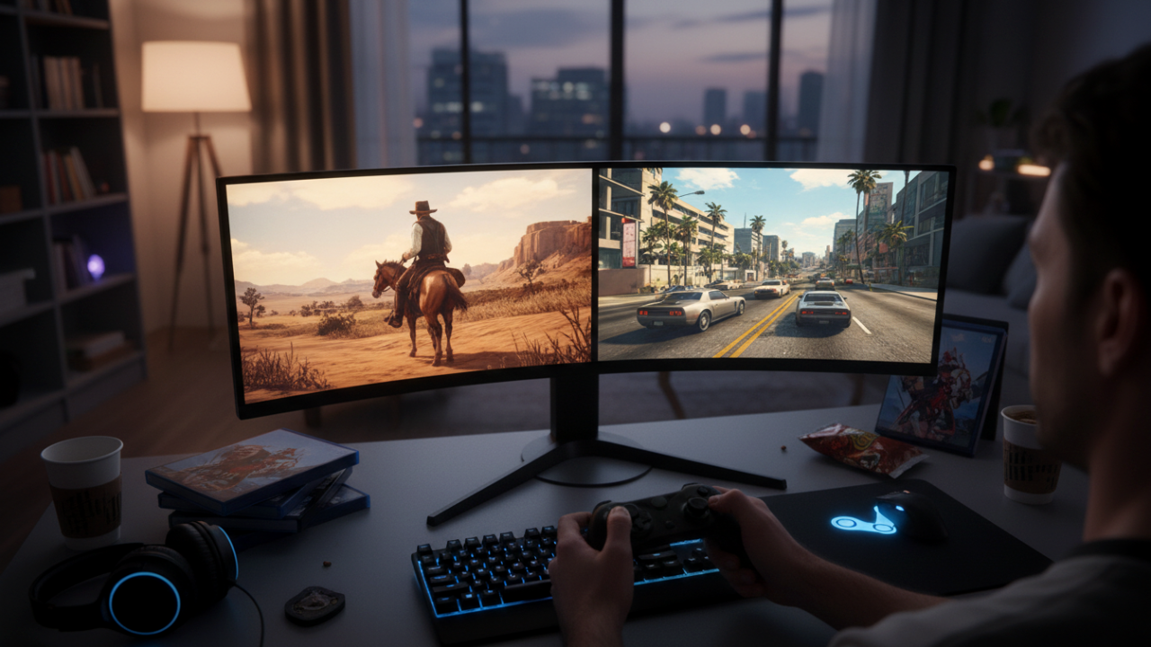 Rockstar Oyunları Steam’de Büyük İndirimde: RDR 2 ve GTA 5 Kaçmaz!