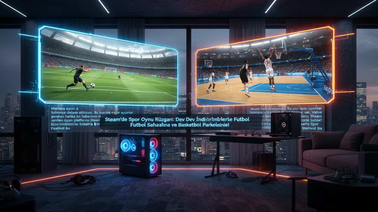 Steam’de Spor Oyunu Rüzgarı: Dev İndirimlerle Futbol Sahalarına ve Basketbol Parkelerine!