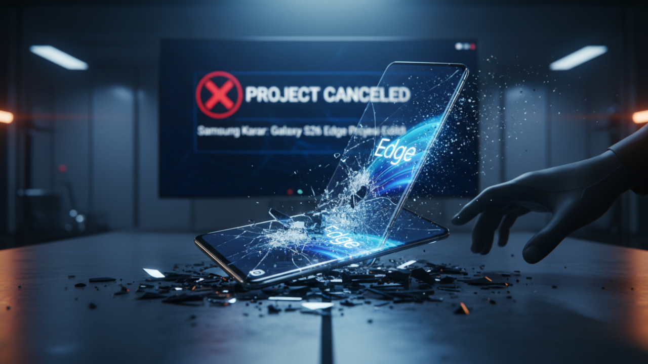 Samsung’dan Şaşırtan Karar: Galaxy S26 Edge Projesi İptal Edildi