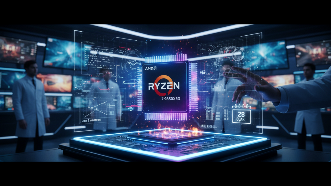 AMD Ryzen 7 9850X3D Oyun Dünyasına Merhaba Diyor: İşte Çıkış Tarihi ve Detaylar 🚀