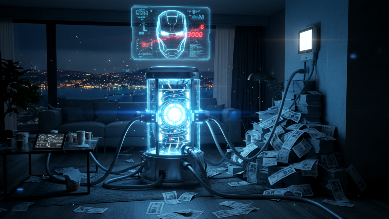 Demir Adam Zırhının Elektrik Faturası Dudak Uçuklatıyor! Gerçek Dünyada Maliyeti Hesaplandı ⚡