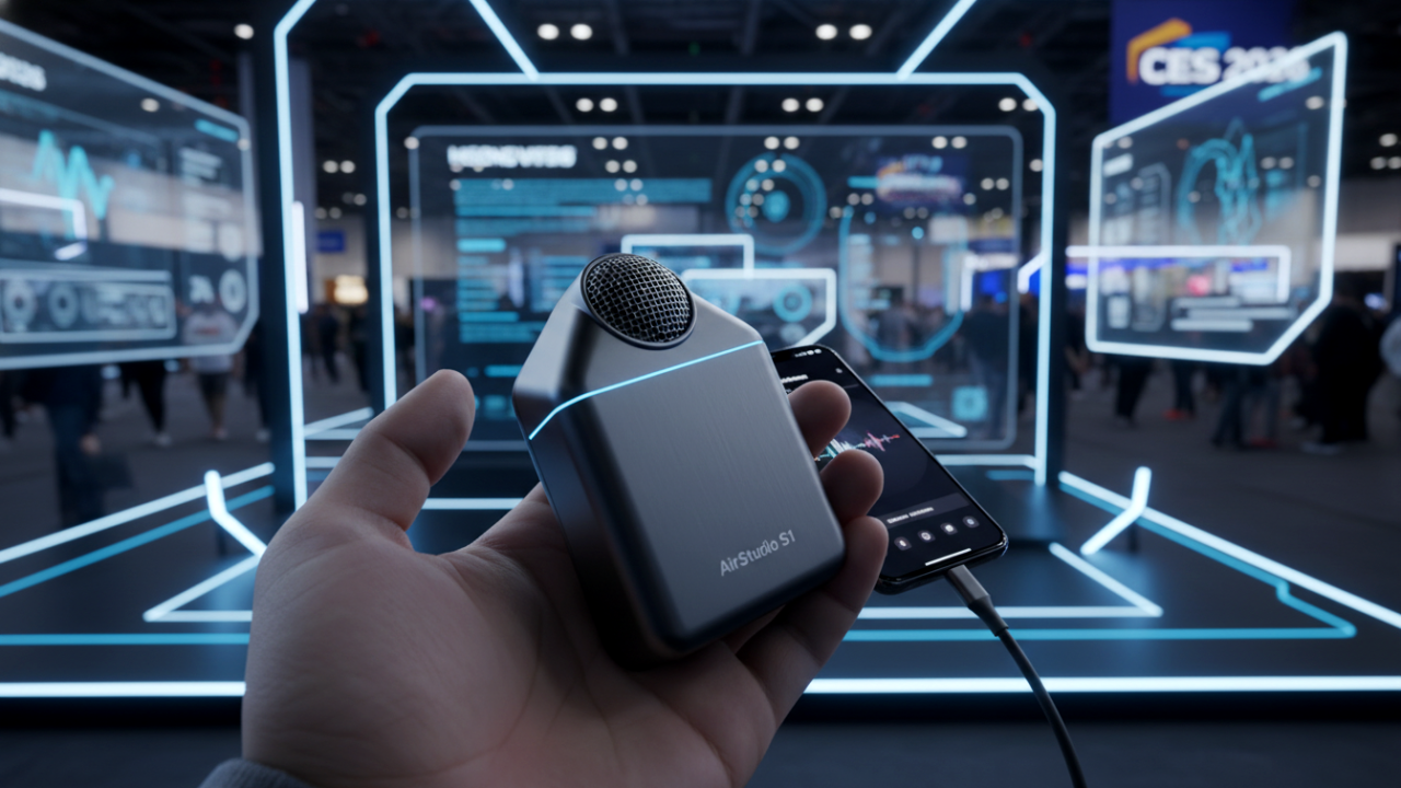 HISONG AirStudio S1: Taşınabilir Kayıt Devrimi CES 2026 Sahnesinde