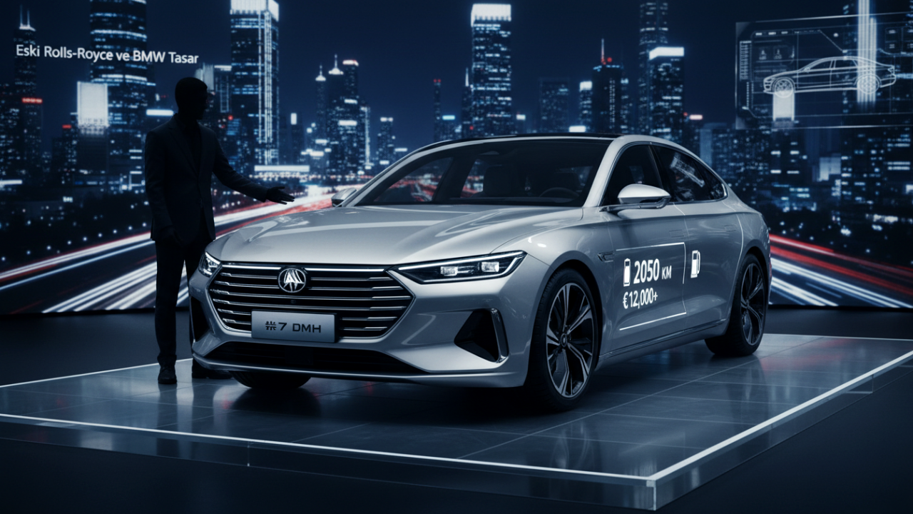 Eski Rolls-Royce ve BMW Tasarımcısından 2050 KM Menzilli Sedan: Roewe M7 DMH Geliyor