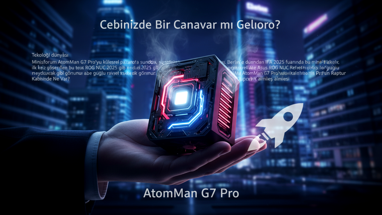 AtomMan G7 Pro: Cebinizde Bir Canavar mı Geliyor? 🚀