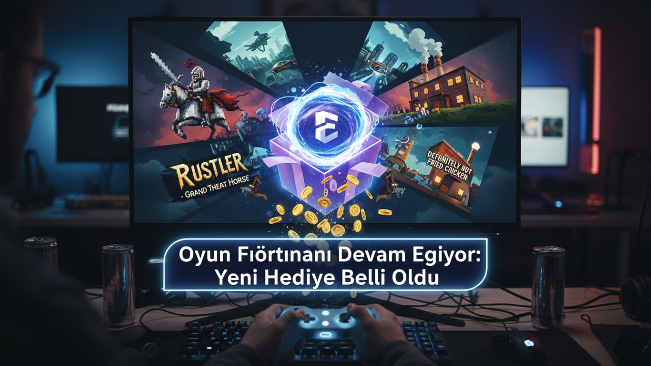 Epic Games Ücretsiz Oyun Fırtınası Devam Ediyor: Yeni Hediye Belli Oldu 🤩