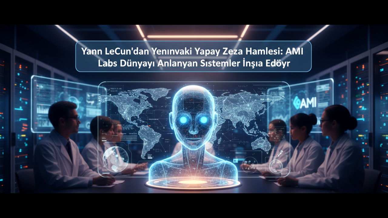 Yann LeCun’dan Yenilikçi Yapay Zeka Hamlesi: AMI Labs Dünyayı Anlayan Sistemler İnşa Ediyor 🤖