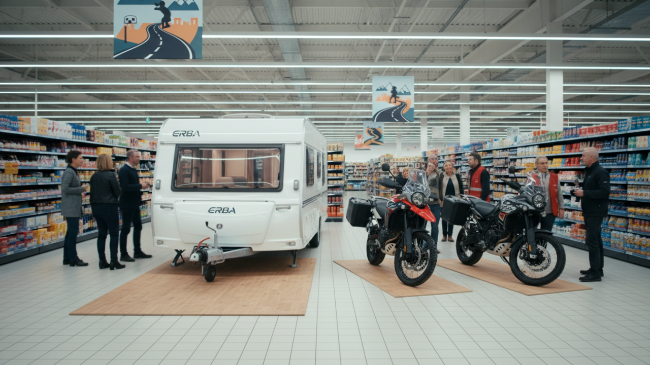 A101 Yeni Bir Adım Atıyor: Karavan ve Motosikletler Raflarda! 🏕️🏍️