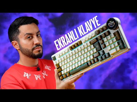 Kablosuz Mekanik Oyuncu Klavyesi: Ekranlı ve Benzersiz!