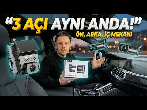 3 kameralı araç içi kamerası! SJCam M60 inceleme