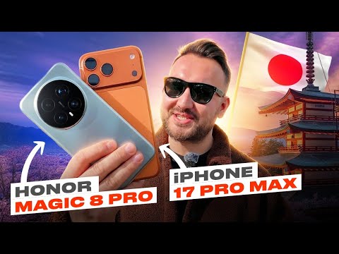 DEV kıyaslama: Honor Magic 8 Pro vs iPhone 17 Pro Max! 🇯🇵