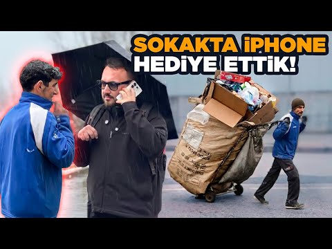 Sokakta iPhone hediye ettim!