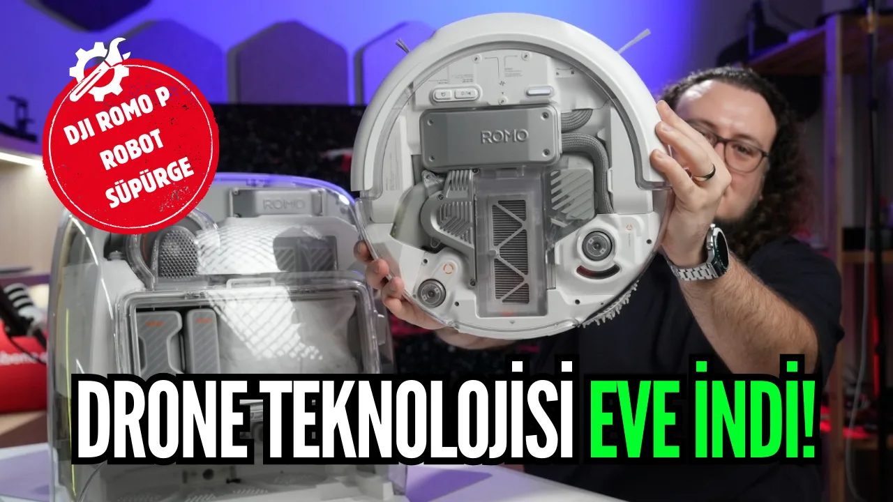 DJI Romo P Robot Süpürge: Drone Teknolojisi Ev Temizliğine İniyor 🚀