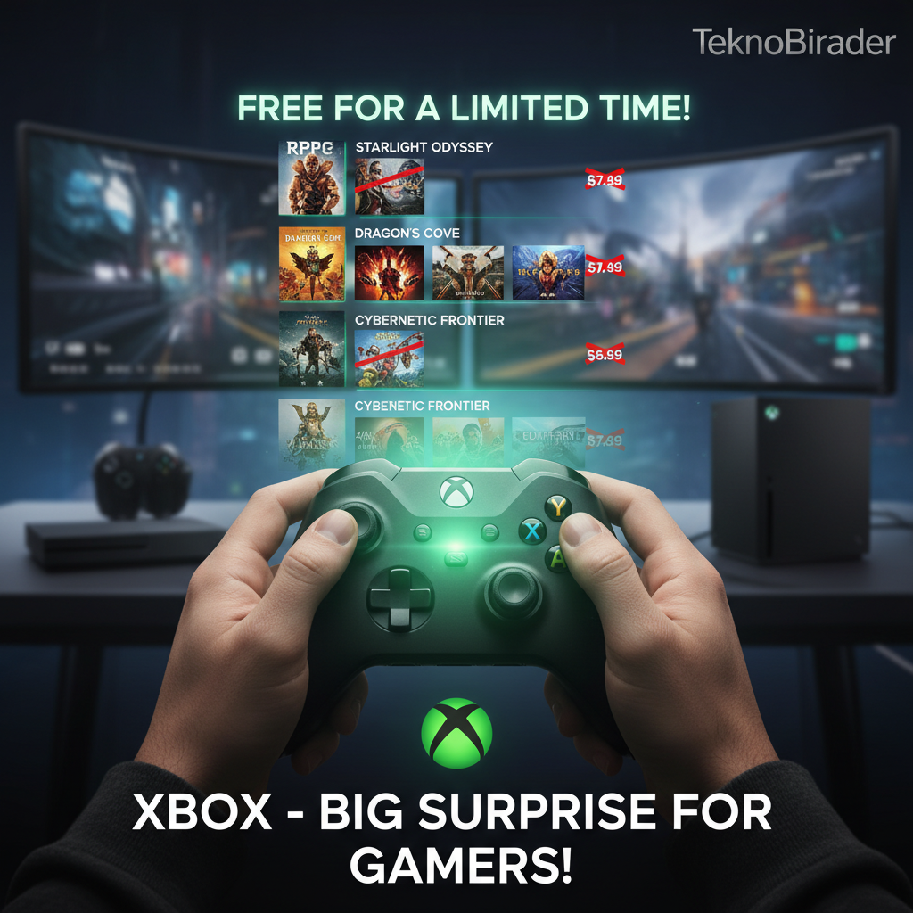 Xbox’tan Oyunculara Büyük Sürpriz: Pahalı Oyunlar Kısa Süreliğine Ücretsiz!
