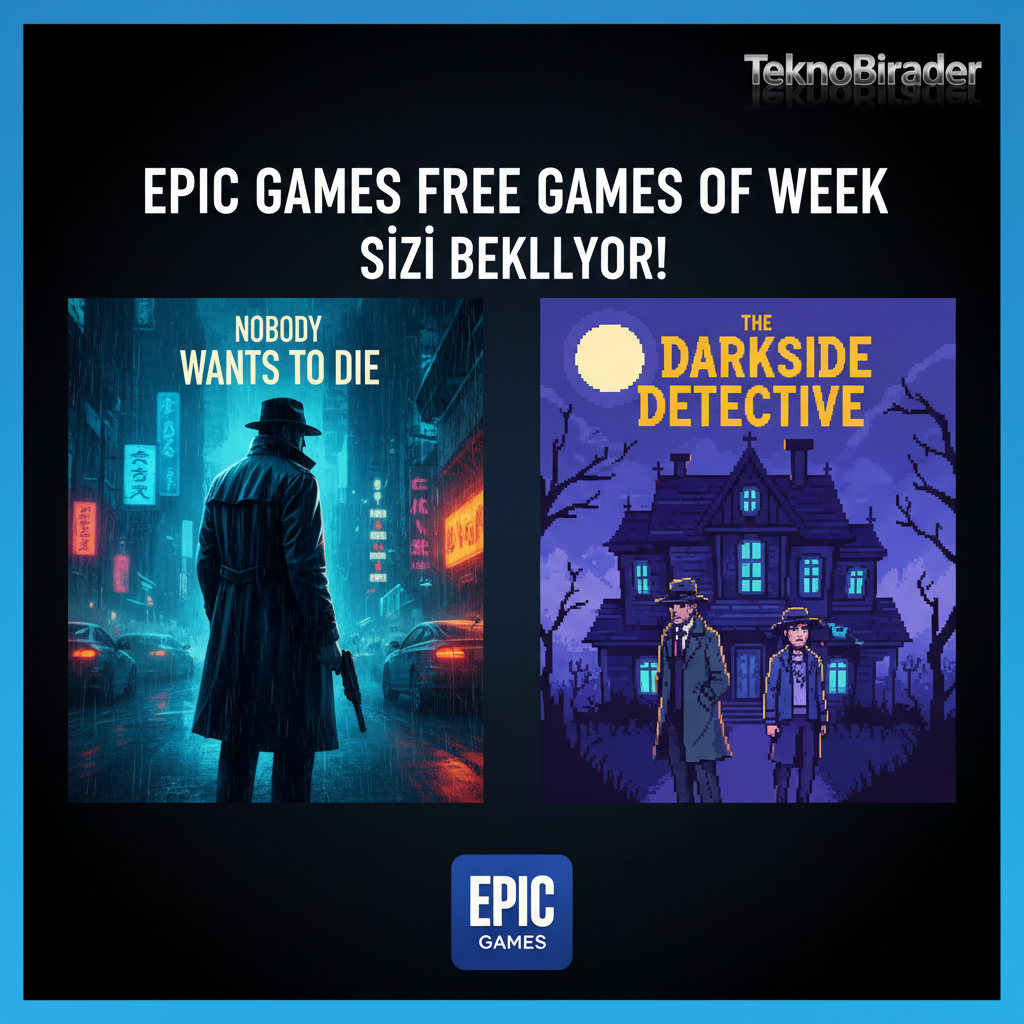 Epic Games Ücretsiz Oyun Haftası: Nobody Wants to Die ve The Darkside Detective Sizi Bekliyor!