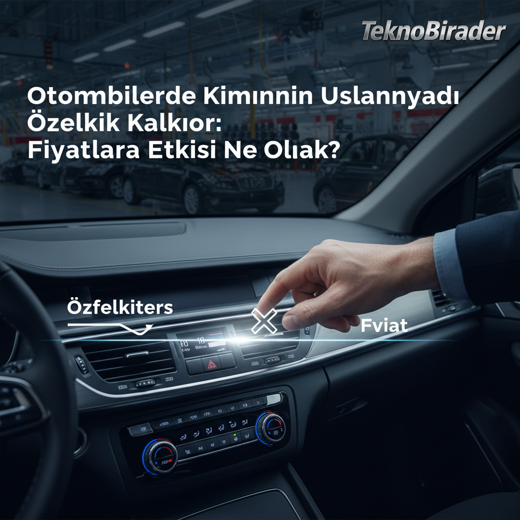 Otomobillerde Kimsenin Kullanmadığı Özellik Kalkıyor: Fiyatlara Etkisi Ne Olacak?