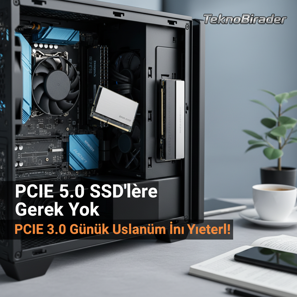 PCIe 5.0 SSD’lere Gerek Yok: PCIe 3.0 Günlük Kullanım İçin Yeterli!