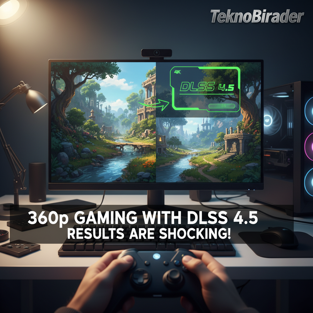 DLSS 4.5 ile 360p’de Oyun Deneyimi: Sonuçlar Şoke Edici!
