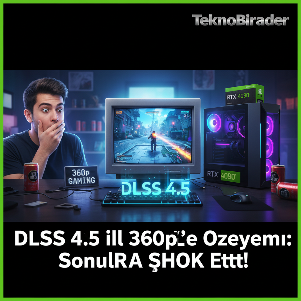 DLSS 4.5 ile 360p’de Oyun Deneyimi: Sonuçlar Şok Etti!