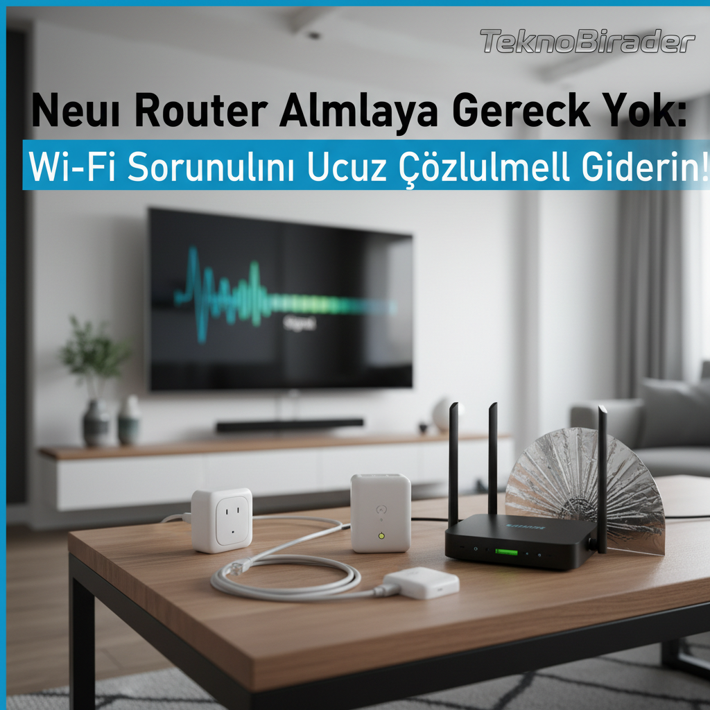 Yeni Router Almaya Gerek Yok: Wi-Fi Sorunlarını Ucuz Çözümlerle Giderin!